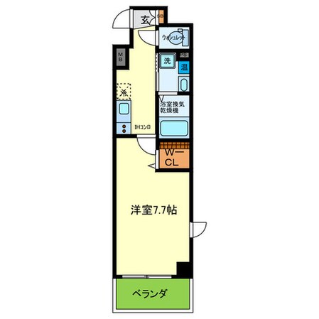 ブランシュ京橋の物件間取画像